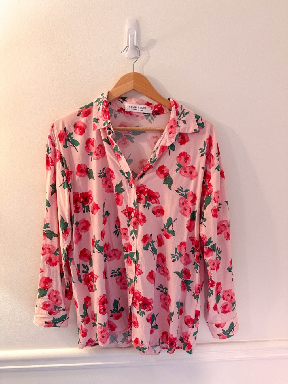 Sonnet James Rose Pink Playsuit Set Size L